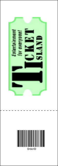 Home Improvement Raffle Ticket Product Back