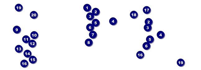 Hockey Badge Blue General Admission Ticket Front Field Markers