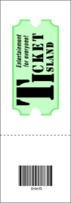 Fundraiser Tree Event Ticket Product Back
