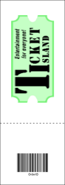 Beer Festival Event Ticket Product Back