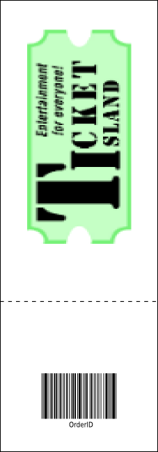 Animal Rescue Event Ticket Product Back
