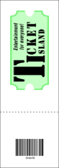 Casino Dealer Event Ticket Product Back