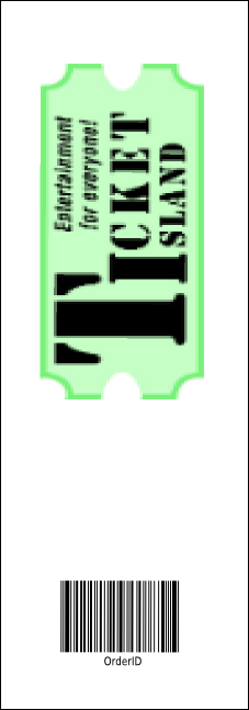 Sacramento Event Ticket Product Back