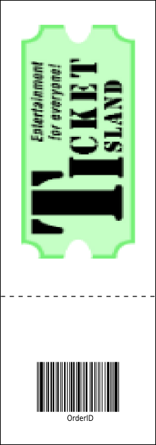 Roaring 20s Event Ticket Product Back