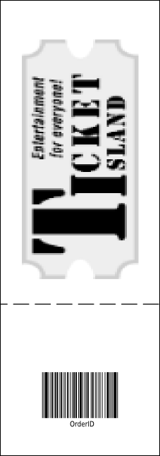Sports Ticket Black & Silver Product Back