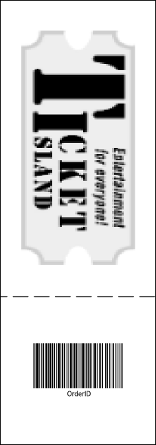 Volleyball General Admission Ticket 001 Product Back