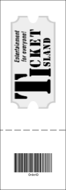 Basketball General Admission Ticket 002 (b&w) Product Back