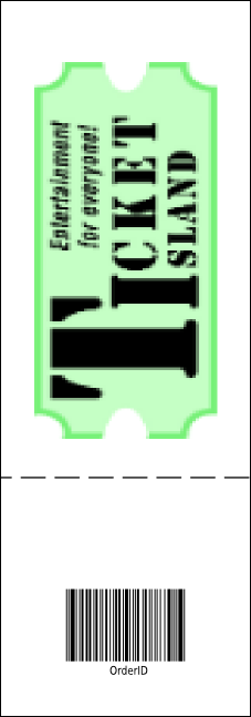 Sports Ticket 003 Product Back