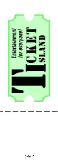 Sports Ticket 004 Product Back