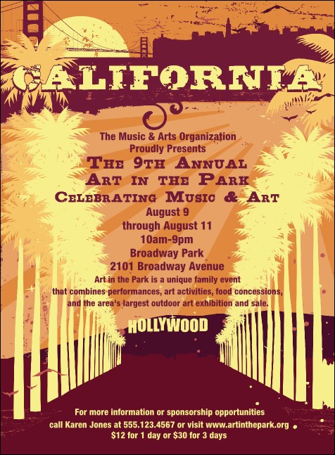 California Invitation Product Front