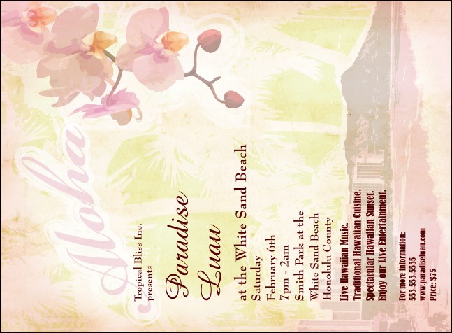 Honolulu Invitation Product Front