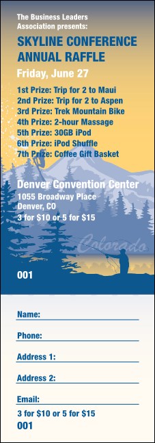 Colorado Raffle Ticket Product Front