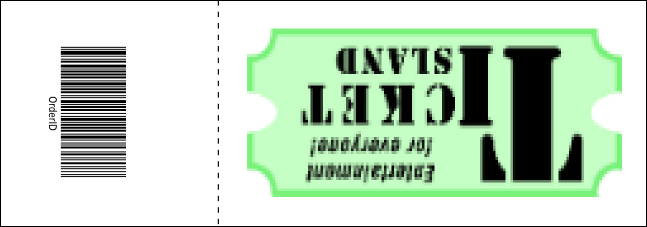 Winter Bird Raffle Ticket Product Back