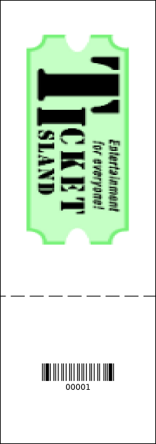 Roller Derby Pink Leopard Raffle Ticket Product Back
