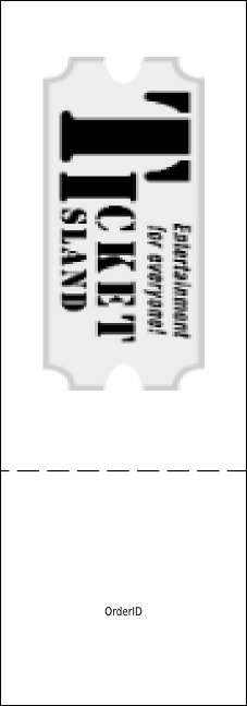 Galaxy Hip Hop Black and White Raffle Ticket Product Back