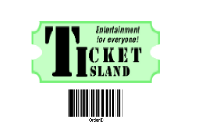 Hip Hop Concert Drink Ticket Product Back