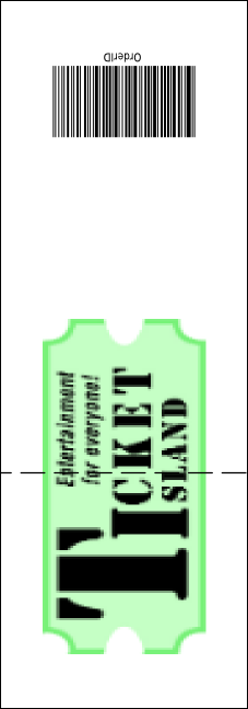 Portland Raffle Ticket Product Back