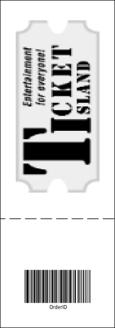 Toronto Raffle Ticket with stub (Black & white) Product Back