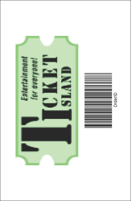 Swing Dance Drink Ticket Product Back