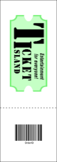 Happy Birthday Chevron Pink Event Ticket Product Back