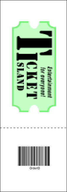 Gun Show Raffle Ticket Product Back