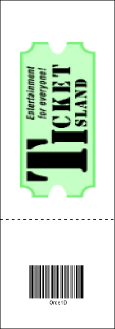 Karaoke Raffle Ticket Product Back
