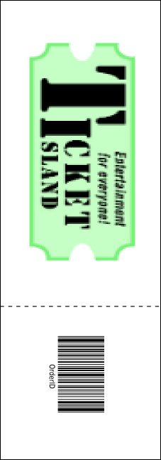 Burgers and Beer Raffle Ticket Product Back