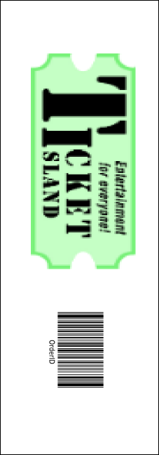 Equestrian Raffle Ticket Product Back