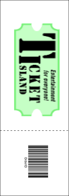 Magic Show Raffle Ticket Product Back