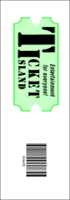 Romeo and Juliet Event Ticket Product Back