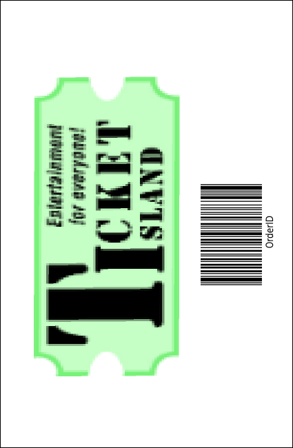 Classical Music Drink Ticket Product Back