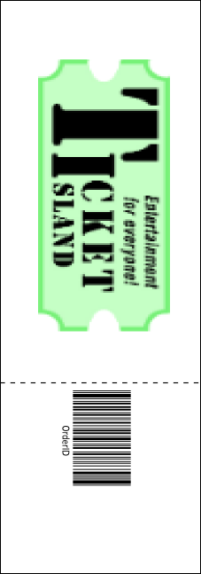 Class Reunion Raffle Ticket Product Back
