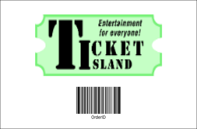 Hockey Faceoff Drink Ticket Product Back