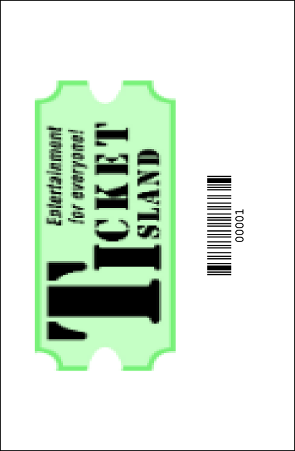 Roller Derby Pink Leopard Drink Ticket Product Back